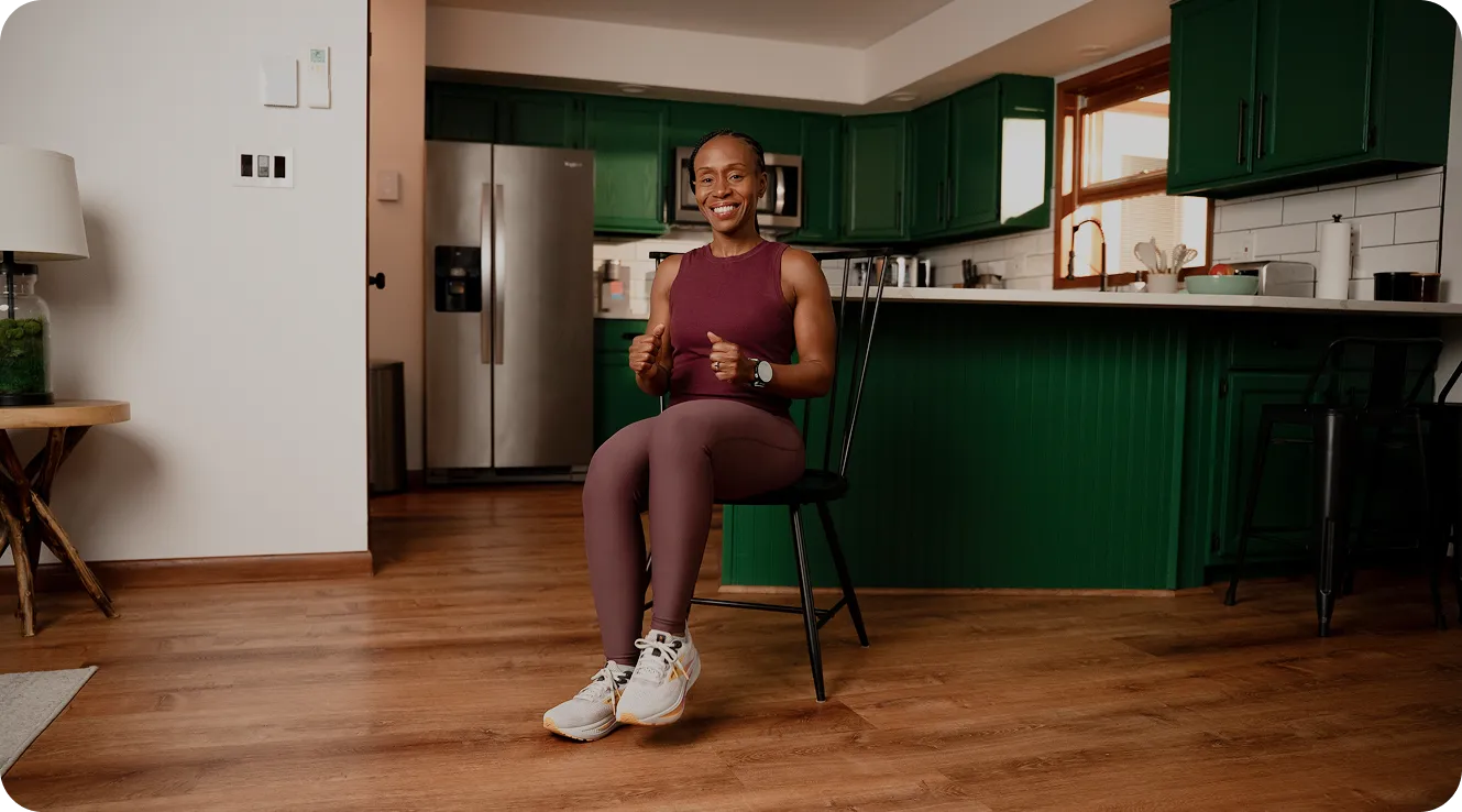 Chair Walking With Coach Lugina