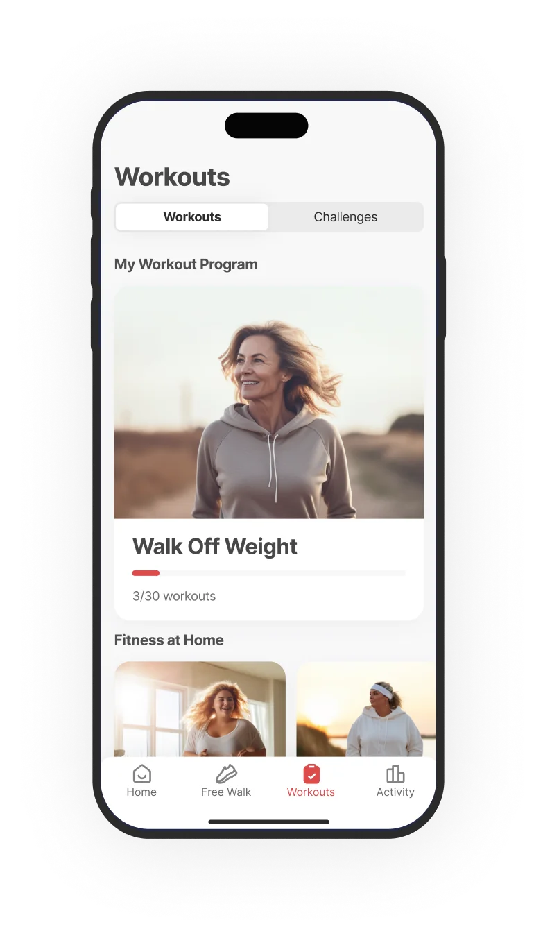 Custom walking plans