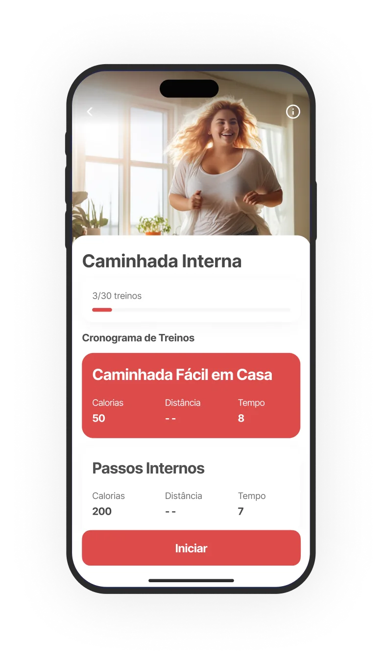 CAMINHADA EM CASA
