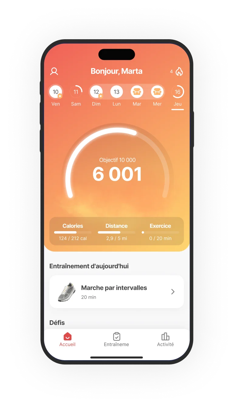 COMPTEUR DE PAS PRÉCIS
