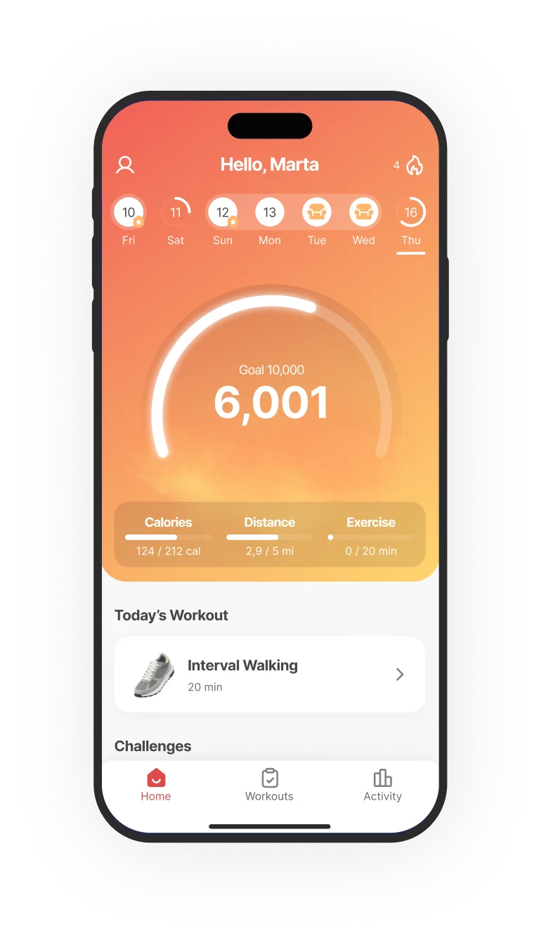 Precise step counter